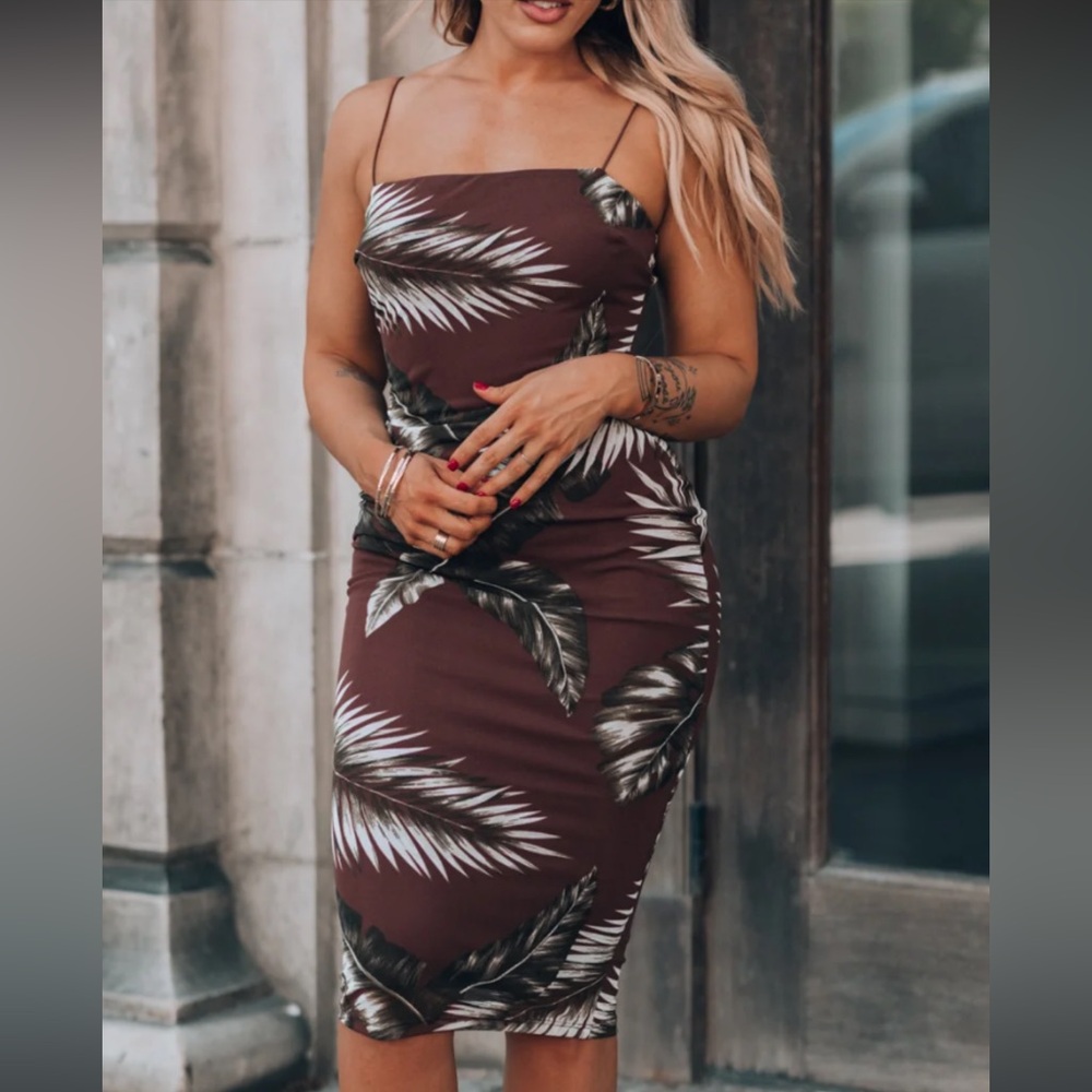 BELIZE MIDI DRESS SZ MEDIUM